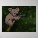Koala Bear Sniper Poster