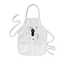 Kokeshi Ninja Apron