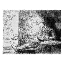 Kolf game, 1654 post cards