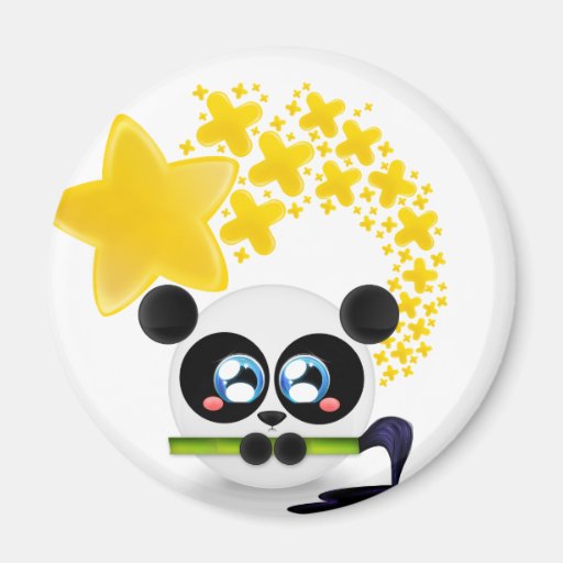 Koment the Panda Magnet