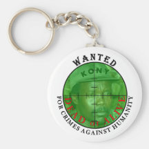Kony Wanted: For Crimes DOA Keychain