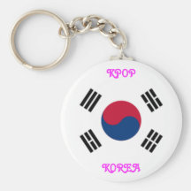 KOREA Button Style Key Chain