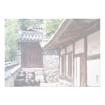 Korean traditional house custom announcements