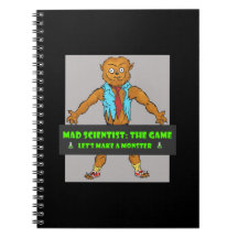 KORPG Mad Scientist the game Wolfman Notebook