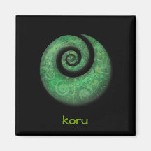 koru fridge magnet