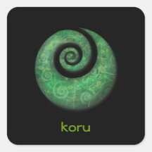 koru square stickers