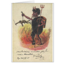 Krampus Note Card