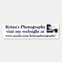 KristasPhotography bumper sticker #5  05