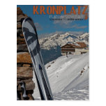 Kronplatz Skis Post Card