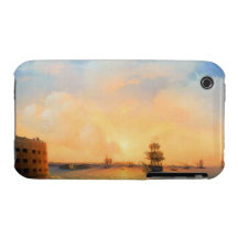 Kronstadt Fort Emperor Alexander  Ivan Aivazovsky iPhone 3 Cases