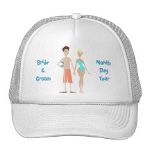 KRW Destination Wedding Guest Hat White