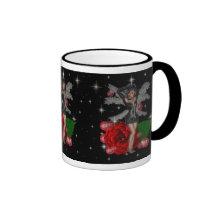 KRW Elegant Rose Faery Coffee Mugs