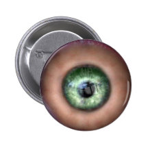 KRW Eye of the Monster Halloween Pinback Button