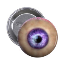 KRW Eye of the Monster Halloween Pinback Button