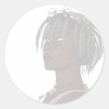 KRW Lana African American Fairy Fantasy Sticker