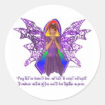 KRW LGBT Acceptance Red Head Faery Sticker