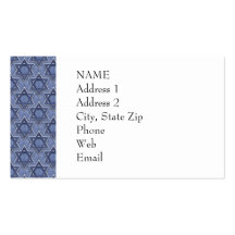 KRW Star of David Custom Business Card