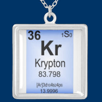 Krypton Element necklace Periodic Table of the necklaces