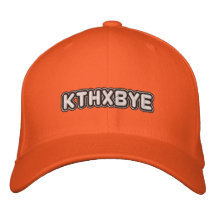 KTHXBYE EMBROIDERED HAT
