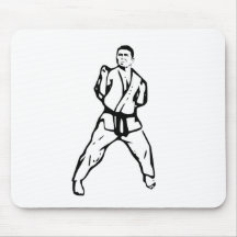 Kung Fu Ronald Reagan Mouse Pad