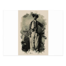 kurdish tribal leader post card