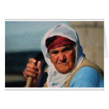Kurdish woman art cards