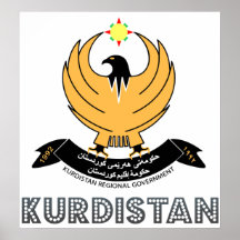 Kurdistan Coat of Arms Print