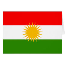Kurdistan Flag Card