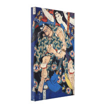 Kusunuki Tamonmaru by Hokusai Gallery Wrap Canvas