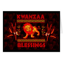 Kwanzaa Dancers Greeting Card