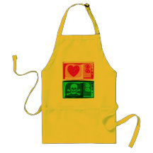 L O V E ---- H A T E APRONS