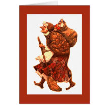 La Befana -  Buon natale / Explanation Greeting Card