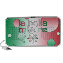 La Bella Madre Italy Flag Colours Pop Art Speaker System
