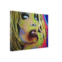 'La Belle Faim' Stretched Canvas Print