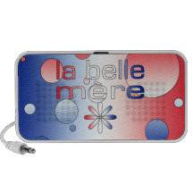 La Belle Mère France Flag Colours Pop Art PC Speakers