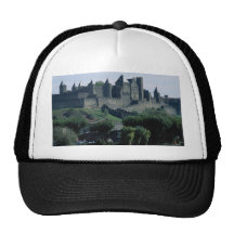 La Cite, Languedoc-Roussillon, Carcassonne, France Mesh Hats