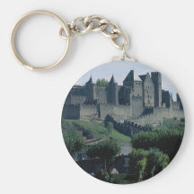 La Cite, Languedoc-Roussillon, Carcassonne, France Key Chain