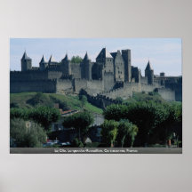 La Cite, Languedoc-Roussillon, Carcassonne, France Posters