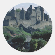 La Cite, Languedoc-Roussillon, Carcassonne, France Stickers