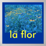 la flor Poster
