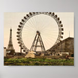 La grande rue (i.e., roue), Paris, France classic Poster