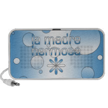 La Madre Hermosa Guatemala Flag Colours Pop Art Laptop Speaker
