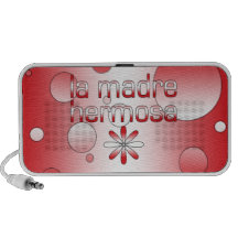 La Madre Hermosa Peru Flag Colours Pop Art Speaker
