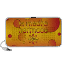 La Madre Hermosa Spain Flag Colours Pop Art iPhone Speaker