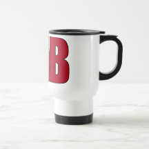 LAB BIG RED LETTERS LABORATORY MUG