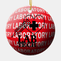 LAB TECH ORNAMENT - LABORATORY MED TECH