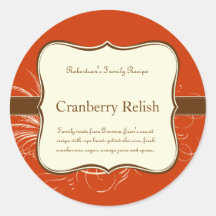 Label or Place Setting Sticker