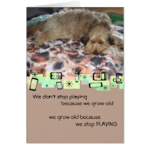 Labradoodle Birthday Greeting Card