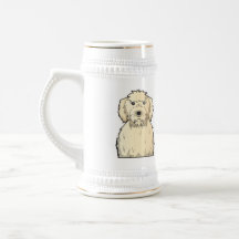 Labradoodle Cartoon Mugs