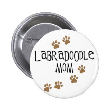 Labradoodle Mum Button